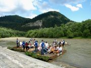 Sromowce - Kąte , początek spływu Dunajcem , Pieniny